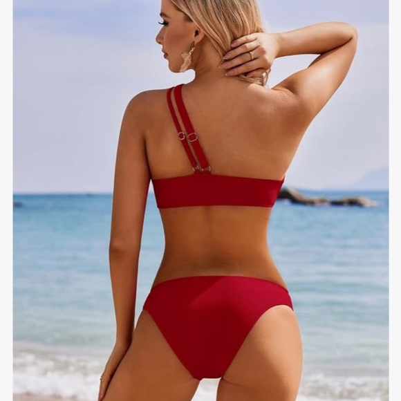 Bikini Red Large New With Tags - Picture 4 of 7